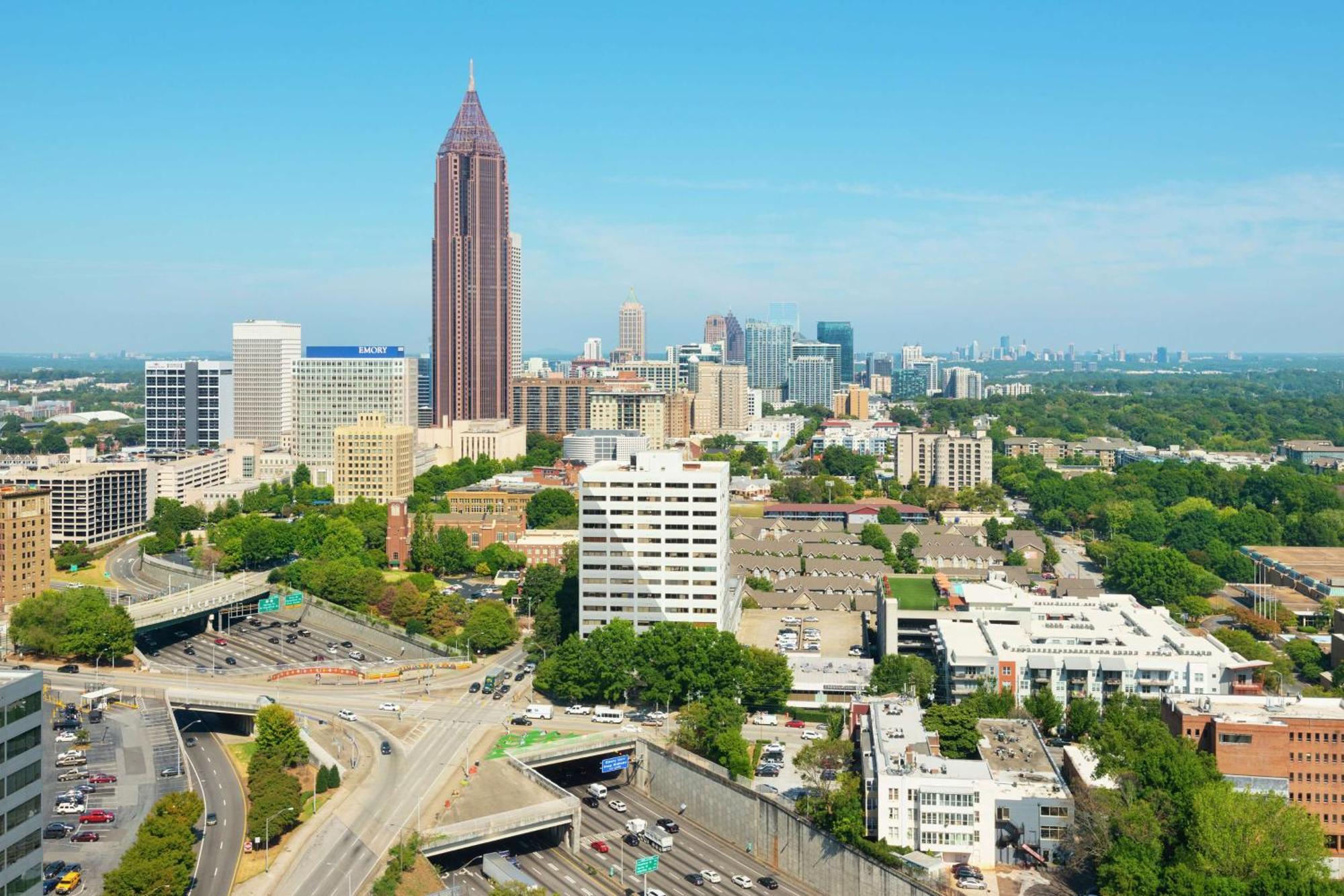 Hilton Atlanta Hotell Exteriör bild